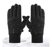 Generico Winter Gloves Thermal Fleece Lining, Knit Cuff Touchscreen | Windproof Gloves for Women, Work, Motorcycle, Snow, Bike, Driving, Riding, , Running, Camping, Fishing Gardening