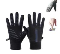 Generico Winter Gloves Women Men for Cold Weather, Running Driving Cycling, Water-Resistant & Touch Screen, Ultimate Warmth & Comfort (Blakc)