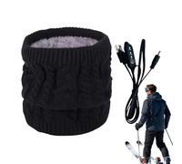 Generico Winter Heated Scarf - Electric Neck Warmer Wrap With Face Covering | Heated Scarf For Men & Women | Ideal For Winter, Fall, Skiing, Snowboarding, Snow, Outdoor Sports, Ear & Neck Protection