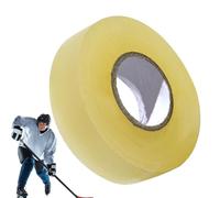 Generico Winter Hockey Stick Tape - 2.5cm X 20/25m Strong PVC Shin Guard & Sock Fixing Tape | Clear Durable Adhesive Sports Ťape for Clothes, Pants & Socks,