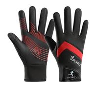 Generico Winter Motorcycle Mittens, 1 Pair Warm Touch Control Cycling Mitts for Winter, Polyester Anti-Slip Mitts for Women and Men, Indoor Outdoor Cold Weather Wear for Mountaineering, 24x14cm
