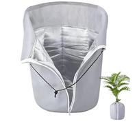 Generico Winter Plant Covers - 27.5in Reusable Frost Protection Bag | Zipper Drawstring Polyester Aluminum Film for Garden Fruit Tree Potted Flowers Shrubs Outdoor