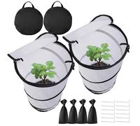 Generico Winter Plant Covers, Small Pop-Up Freezing Protector, Snow Frost Protection Blanket, Reusable Cold Cover for Indoor Outdoor Garden Shrubs, Potted Vegetables, Flowers And Fruit Plants
