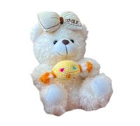 Generico Wiper Shift Handle Decorative Doll - Adorable Plush Bear Car Ornament, Gentle Touch Material, Lightweight Hanging Decoration, Enhances Cabin Atmosphere, Easy Installation | Interior Display