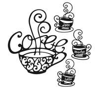 Generico Wire Coffee Sign, Coffee Cup Themed Wall Decor, Wall Art Vintage