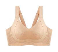 Generico Wire-Free Non-Marking Skin-Friendly Push-Up Bra,Push up Bra for Women,Plus Size Push up Bras for Women (Skin Color,3XL)