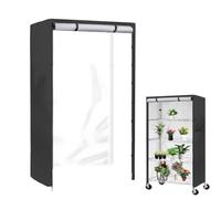 Generico Wire Rack Shelfs Cover, Standing Shelf Units Cover, 61.8x29.92 inches, Storage Racks Protector with Zipper, Durable Solution for Pantry, Garage, Basement, Patio, Kitchen