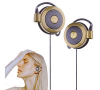 Generico Wired Clip Headphones - 3.5mm Ear Hook Type Stereo Sports Earbuds, Running Exercise Workout Gym Ear Buds Compatible With Most Mobile PhoGood Sound Qualitynes MP4 Device Fitness Music