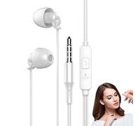 Generico Wired Sleep Headphones - Comfortable, Lightweight, Noise Cancelling | Tangle-Free Cable, Soft Eartips, Noise Cancelling, Sleeping, Meditation, Reading, Compatible With Smartphone, Tablet,