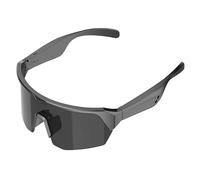 Generico Wireless Audio Sunglasses - UV Protection Smart Eyewear | ABS PC Frame with Voice Control Stereo Music Playback, Hands Free Calls Outdoor Travel Sports Driving Black Gold