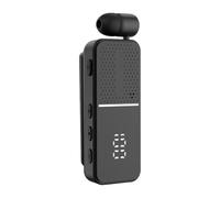 Generico Wireless Earbuds | Clip On Lapel Noise Cancelling Digital Display