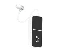 Generico Wireless Earbuds Noise Cancelling - Clip On Lapel Earbuds, Digital Display Running Earphones, For Sport, Running, Workout, Gym, Business, Women, Men, 7.3x2.9x2.3cm/2.87x1.14x0.91 Inches