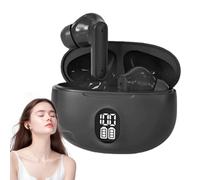 Generico Wireless Earbuds - Noise Cancelling Waterproof LED Display Earphones | Stereo Sound Cordless Workout Headphones for Cycling, Walking, Driving, Running and Hands-Free Daily Listening