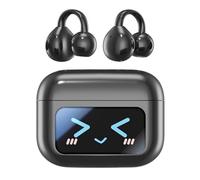 Generico Wireless Earbuds with Earhooks, Lightweight Headset with Noise Cancelling Microphone, Portable Wireless Earphones for Adults, Ideal for Music Streaming and Hands-Free Phone Calls