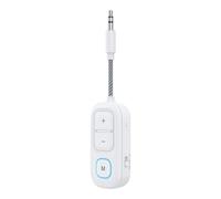 Generico Wireless Headphone Transmitter - Digital Music Adapter, Portable Long Distance Audio Converter | ABS Compact Device White Display Control Laptop Desktop Computer Home Stereo Travel Gym Offic