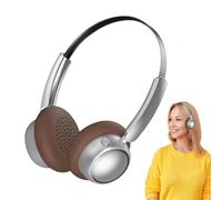 Generico Wireless Headset for Music, Noise Canceling Earphones with Retro Design, ABS Build for Video Watching, Running, and Work, Comfortable Audio Accessory for Daily Use, 9.25x8.46x2.95 Inches