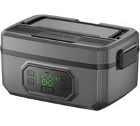 Generico Wireless Heated Lunch Box, Electric Lunch Box, Portable Lightweight Fast Heating Large Capacity Rechargeable Cordless Food Warmer Leak-Proof for Office, Picnic, Car & Outdoor Use (1200ml)