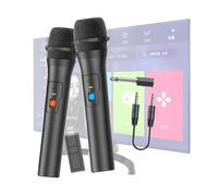 Generico Wireless Microphone, Metal Dynamic System, Rechargeable Receiver Unit, Clear Audio Output, Long Range Signal, Sturdy Build Quality, Plug and Play Setup, Karaoke, Mixer, Machine