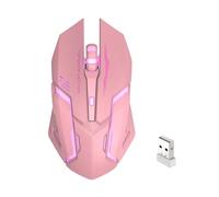 Generico Wireless Mouse - PC Mice, Rechargeable LED Light Up Mouse | RGB Backlit Ergonomic Silent Mouses PC Computer USB, Wireless Gamings Ḿouse For Comfortable Precision Control And Respon