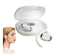 Genérico Wireless Over Ear | Adjustable Earhooks Cordless | Noise Canceling Earphones, Water Resistant Workout For Runn Provides A Secure Fit For Active Lifing Cycling Traveling