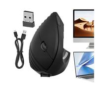 Generico Wireless Vertical, Ergonomic Grip, Cordless, Small Computer, Reduces Muscle Strain, Precise Sensor, Innovative Design For Dekstop And Laptop