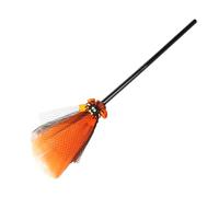 Generico Witch Broom - Prop Di Halloween Cosplay Party | Ghost Portatile Bŕoom Toy For Kids Finge Play, Holiday Festival, Performance School, Masquerade, Trick-Or-Traat & Birthday Parťy Supplies