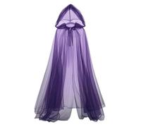 Generico Witch Costume Cloak Gothic Long Mesh Breathable Cosplay Cape