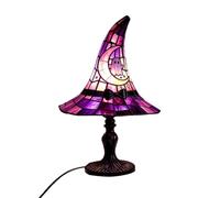 Generico Witch Lamp - Stained Glass, USB Charging Decor for Office Desk