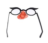 Generico Witch Nose Glasses, Costume Prop Accessory, 5.12x5.12 Inches Makeup Party Decor, Fun Dress Up Glasses for Masquerade Christmas Events and Themed Celebrations with a Spooky Humorous Twist
