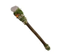 Generico Witch Wand - Altar Decoration for Sacred Space | Handcrafted Ritual Tool with Mystic Engraved Design & Spiritual Energy Focus Feature for Wiccans, Meditation Practice And Collector Display