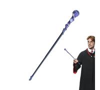 Generico Witch Wand, Wizard Wand - Bacchetta di Pietre preziose cristalline | Fine a Mano Artigianale, Yoga e Decorazioni per la casa, Accessorio in Costume per Le Vacanze di Compleanno Halloween