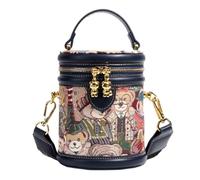 Generico Women Bucket Purse - PU Leather | Retro Bear Shoulder Bag