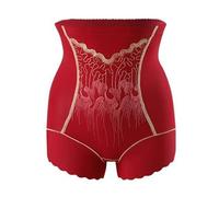 Generico Women High-Waisted Shorts-Body Shaper Tummy Control, Stay in Place Seamless Shaper Short, Soft, Stretchy for all Day (Red,L)