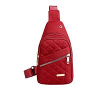 Generico Women’s Casual Sling Bag, Lightweight Adjustable Strap Sling Pouch Backpack, 11.81x6.69x0.79 inches Comfortable Shoulder Front Pack for Running, Walking, Hiking, and Travel