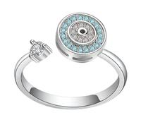 Generico Womens Fidget Ring - Adjustable Spinner Ring Fidget Jewelry | Womens Fidget Ring - Adjustable Spinner Jewelry For Men Women Friends Families Holidays Stylish Daily Wear