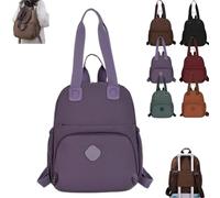 Generico Women's Waterproof Backpack - Versatile Bag for Casual, Business, Travel & Hiking, Stylish Everyday Pack (Purple)