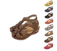 Generico Womens Wedge Sandals Summer Non-slip lightweight wedge heel comfortable closed toe sandals (1PCS/B, Adulto, Donna, 38, Numero, Sistema Taglie Calzature EU, Media)