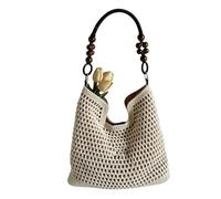 Generico Women's Woven Shoulder Bag - Boho Summer Tote Vacation