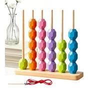 Generico Wood Stacking Game, Color Sorting Toy, Logical Thinking Activity, Competitive Preschool Learning Tool, Interactive Classroom Travel Entertainment, Play Gear for Boys, Children, Kids, Home