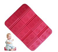 Generico Wooden Bathroom Mat - Foldable Waterproof Shower Floor Mat 36x26x0.5cm | Quick-Dry XPE Sit Pad For Sauna, Bathroom, Outdoor Use | Portable Bath Ḿat For Home And Holiday