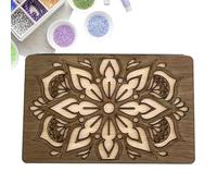 Generico Wooden Bead Board, Jewelry Making Tray Organizer, Large Size Craft Storage with Removable Lid, Magnetic Needle Holder Board, DIY Beading Organizer with Grid Design, Craft for Artists