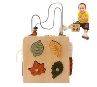 Generico Wooden Building Blocks, Bead Sequencing Set, Color Recognition & Fine Motor Skill Builder, Sorting Puzzle Toy for Preschool Kids, Home, Travel, Daycare, Outdoor Play