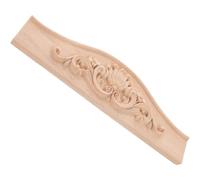 Generico Wooden Carved Decor Beige, Applique in Legno Intagliato per Specchi e Mobili, Elemento Decorativo Europeo per Casa