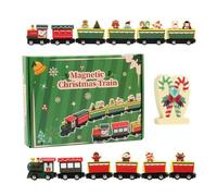 Generico Wooden Christmas Train - Festive Toy Set for Toddler Fun | Holiday Decoration with Early Learning Play, Collectible Gift for Kids, Boys, Girls, Living Room, Study, Family, Party