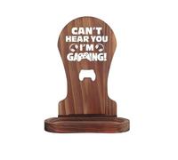 Generico Wooden Headphone Stand, gamingg Headset Holder with Desk Organizer