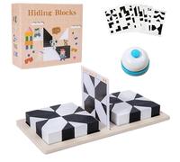Generico Wooden Hidden Block Puzzle, Hidden Building Puzzle Block Toy, Puzzles Hidden Building Blocks Puzzles Toy, Hidden Puzzle Blocks Game (Battle Version)