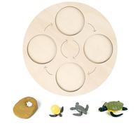 Generico Wooden life cycle board teaching aids, early #educational natural learning animal toys, suitable for toddler gifts, suitable for boys and girls, plants, butterflies (3)