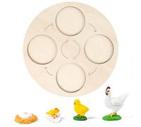 Generico Wooden life cycle board teaching aids, early #educational natural learning animal toys, suitable for toddler gifts, suitable for boys and girls, plants, butterflies (8)