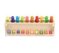 Generico Wooden Matching Game for Children, Color Sorting Bee Toy, Educational Early Learning Puzzle for Boys Girls Preschool Kindergarten Classroom STEM Development