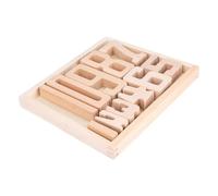 Genérico Wooden Number Building Blocks- Easy To Play Math Manipulatives For Home | Wood Number Stacking & Counting Blocks Set, Toddler Toys Preschool Learning Activities For Boys Girls 1-3 Years